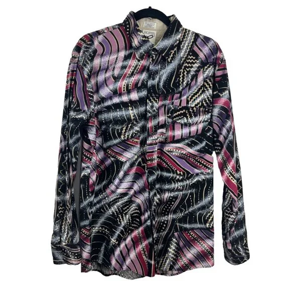 Roper Rodeo Multi-Colour & Patterned Western Cowboy Men's Size Large - Picture 1 of 8